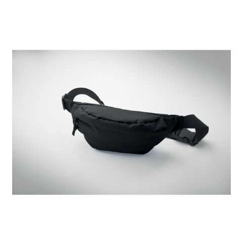 Waist bag in 600D RPET black | No Branding | not available | not available | not available