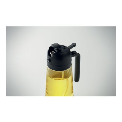 Glass oil dispenser &amp; sprayer black | No Branding | not available | not available