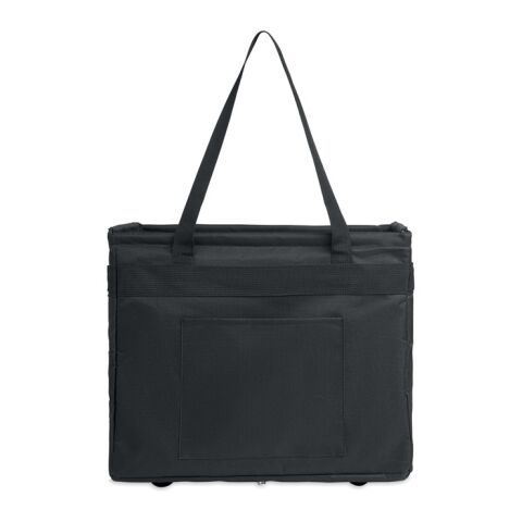 Foldable RPET organizer bag black