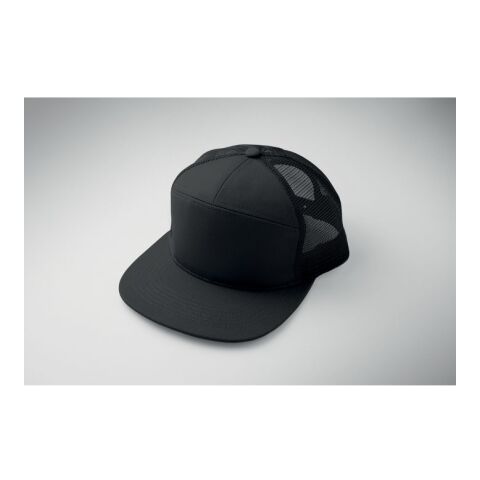 7 panel flat visor cap black | No Branding | not available | not available | not available