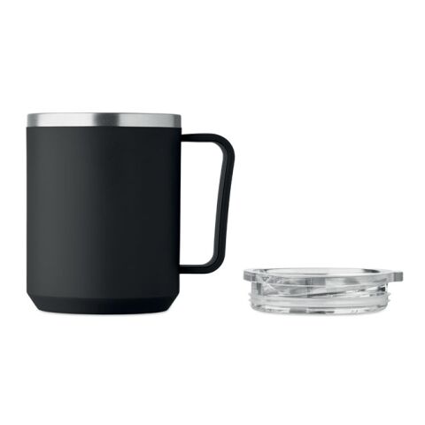 Double wall mug 400ml black | No Branding | not available | not available
