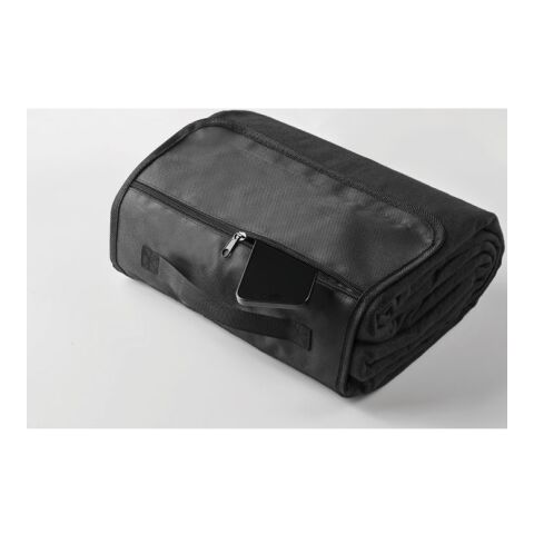 Polar fleece picnic blanket black | No Branding | not available | not available | not available