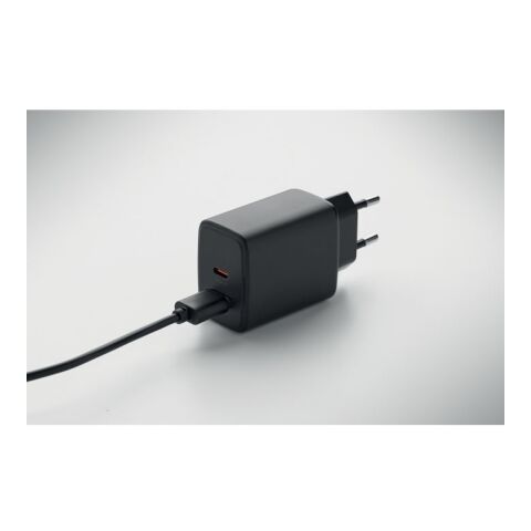 EU 2-pole wall adapter/charger black | No Branding | not available | not available | not available