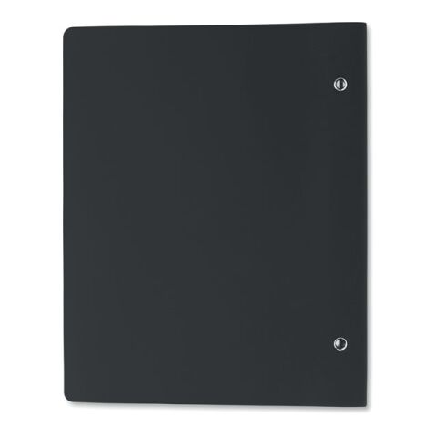 A5 refillable PU notebook black