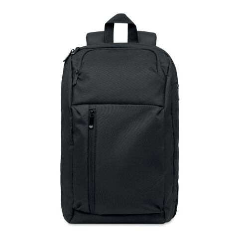 15" RPET laptop backpack 15L black