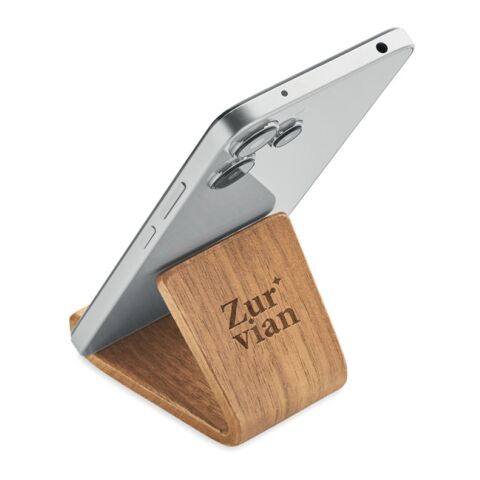 Walnut wood phone stand wood