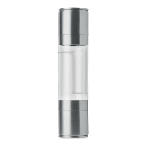 2-in-1 salt and pepper mill silver