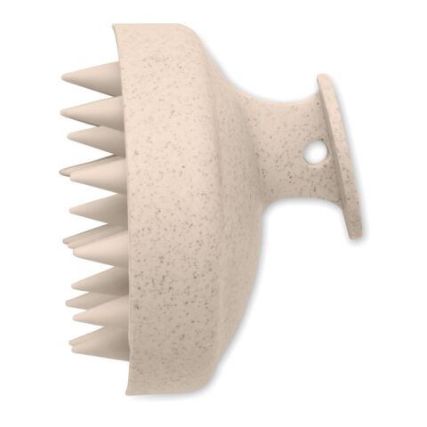 Scalp massage brush beige