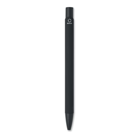 Ball pen &amp; PU Keyring set black