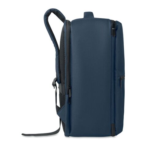 RPET backpack w/vacuum bag 18L navy blue