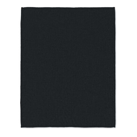 Fleece blanket &amp; 2 mugs set black
