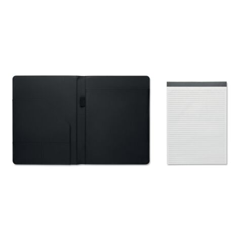 A4 portfolio with notepad black