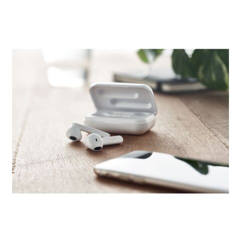 TWS earbuds with charging base white | No Branding | not available | not available | not available