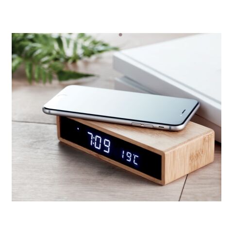 Wireless charger in bamboo 5W wood | No Branding | not available | not available | not available