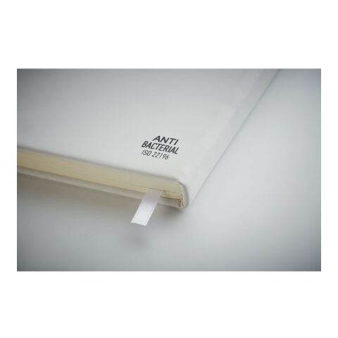A5 antibacterial notebook white | No Branding | not available | not available | not available