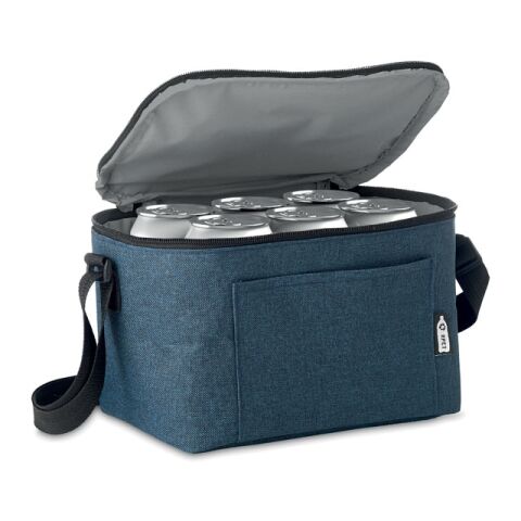 600D RPET Cooler bag for cans blue | No Branding | not available | not available | not available
