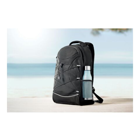 600D RPET backpack black | No Branding | not available | not available | not available