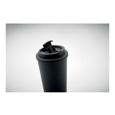Double wall tumbler 450 ml black | No Branding | not available | not available