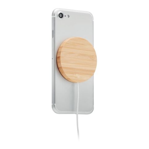 Bamboo wireless charging pad 10W wood | No Branding | not available | not available | not available