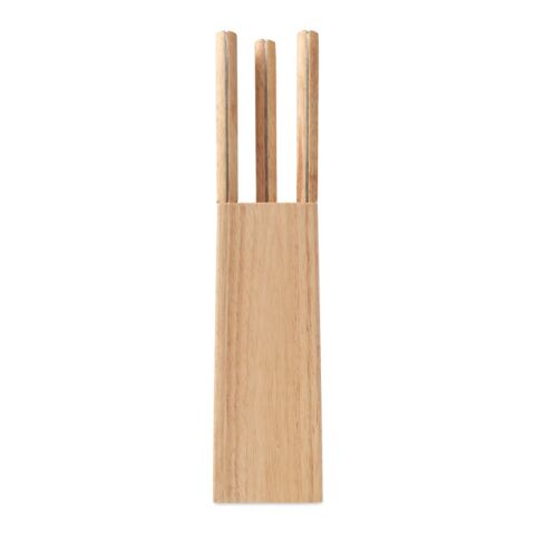 5 piece knife set in base wood | No Branding | not available | not available