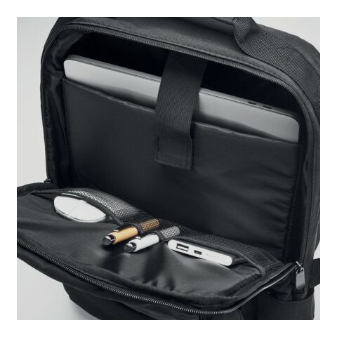 Computer backpack with USB charging cable black | No Branding | not available | not available | not available