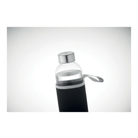 Glass bottle in pouch 750ml black | No Branding | not available | not available | not available