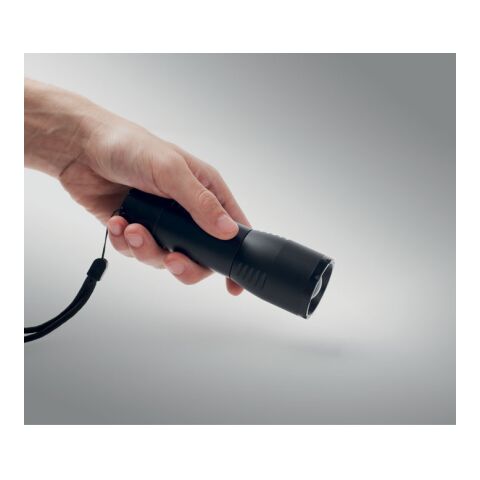 Small aluminium LED flashlight black | No Branding | not available | not available | not available