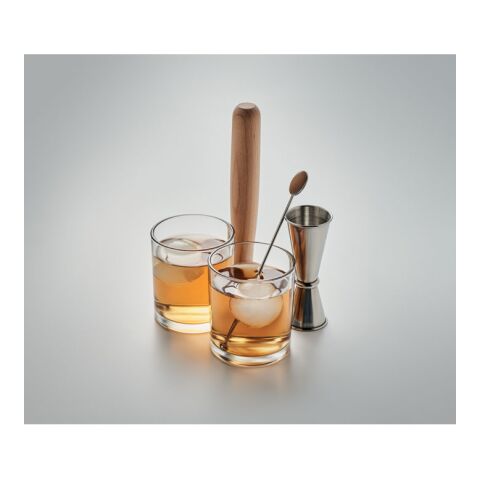 Set of 7 pieces cocktail set matt silver | No Branding | not available | not available