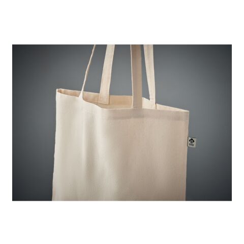 Organic cotton shopping bag 180 gr/m² beige | No Branding | not available | not available | not available