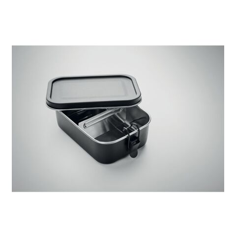 Stainless steel lunchbox 750ml black | No Branding | not available | not available | not available