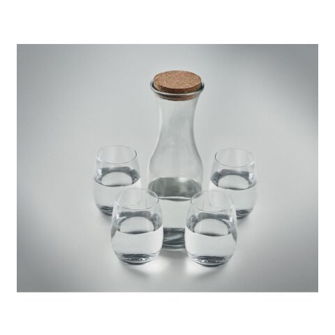 Set of recycled glass drink transparent | No Branding | not available | not available
