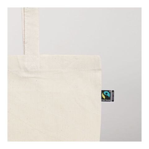 Fairtrade shopping bag, 180 gr/m² beige | No Branding | not available | not available | not available