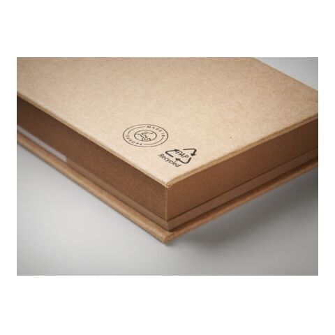 Recycled memo pad set beige | No Branding | not available | not available | not available