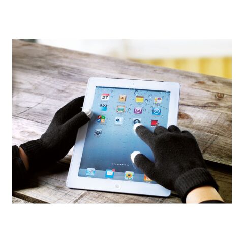 Tactile gloves for smartphones black | No Branding | not available | not available | not available