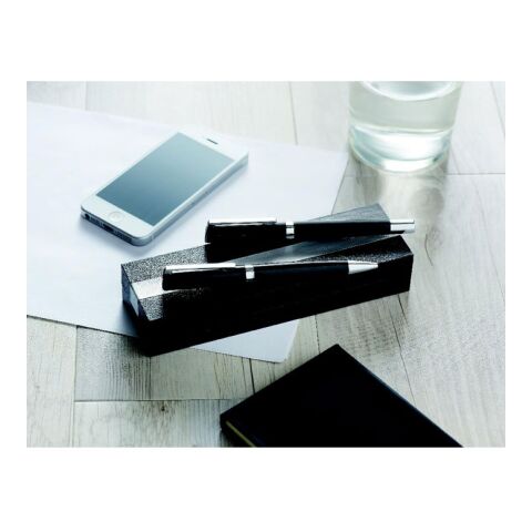 Pen and roller in paper box black | No Branding | not available | not available | not available