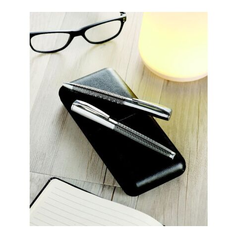 Ball pen set in box titanium | No Branding | not available | not available