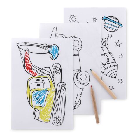 Colouring set with 6 pencils beige | No Branding | not available | not available | not available