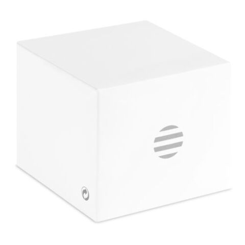 Round 3W bamboo wireless speaker white | No Branding | not available | not available | not available