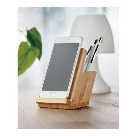 Wireless charger penholder 5W wood | No Branding | not available | not available
