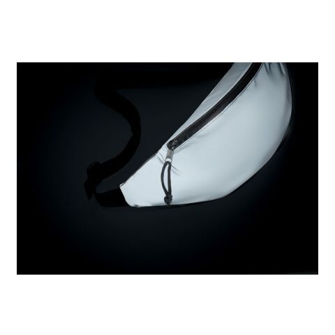 High reflective waist bag matt silver | No Branding | not available | not available