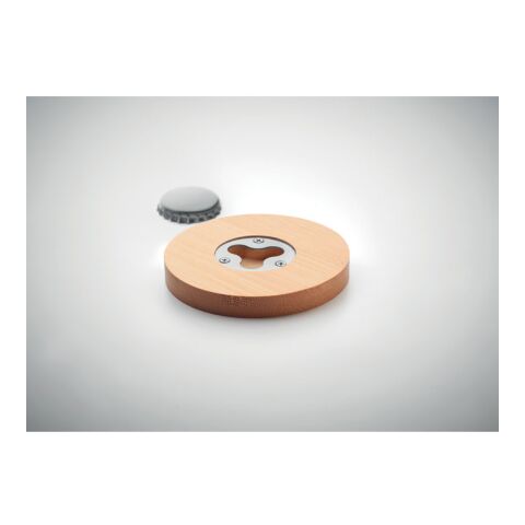 Bamboo bottle opener/ coaster wood | No Branding | not available | not available | not available