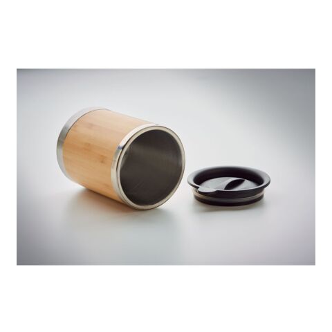 Tumbler in bamboo cover 250ml wood | No Branding | not available | not available | not available