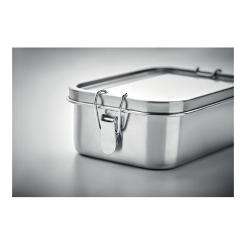 Stainless steel lunchbox 750ml matt silver | No Branding | not available | not available | not available