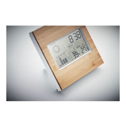 Weather station bamboo front wood | No Branding | not available | not available