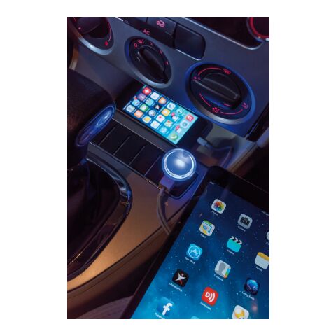 Powerful Dual Port Car Charger blue-white | No Branding | not available | not available