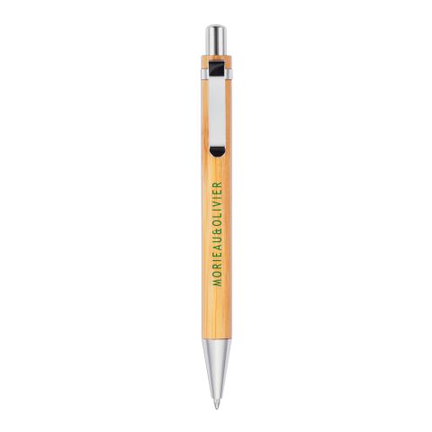 Bamboo pen brown-silver | No Branding | not available | not available