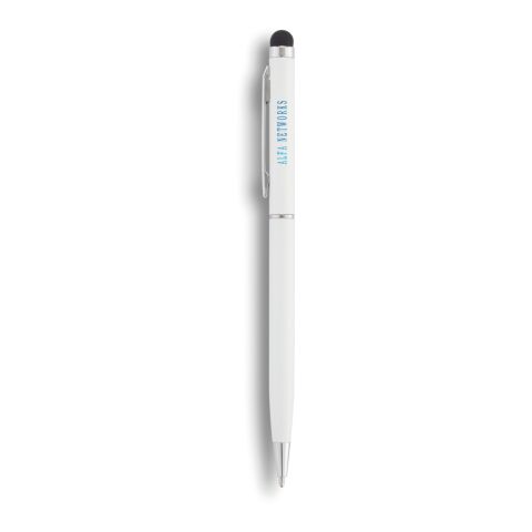 Thin metal stylus pen white | No Branding | not available | not available