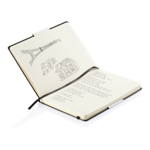 A5 hardcover notebook Solid black | No Branding | not available | not available