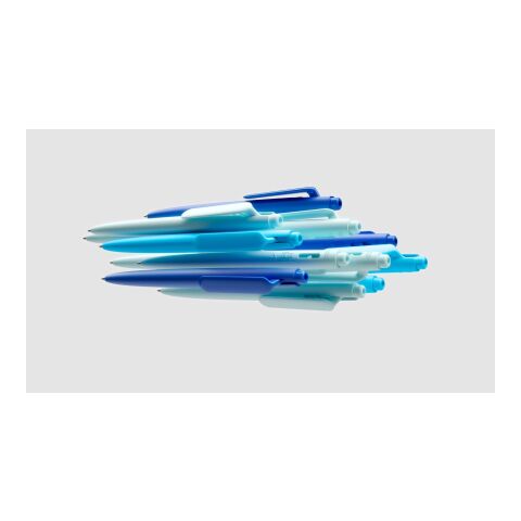 Prodir DS11 push ballpoint pen matt white | Without Branding | Without Branding | Blue