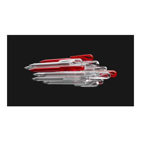 Prodir DS1 twist ballpoint pen transparent Transparent | Without Branding | Without Branding | Transparent | Black